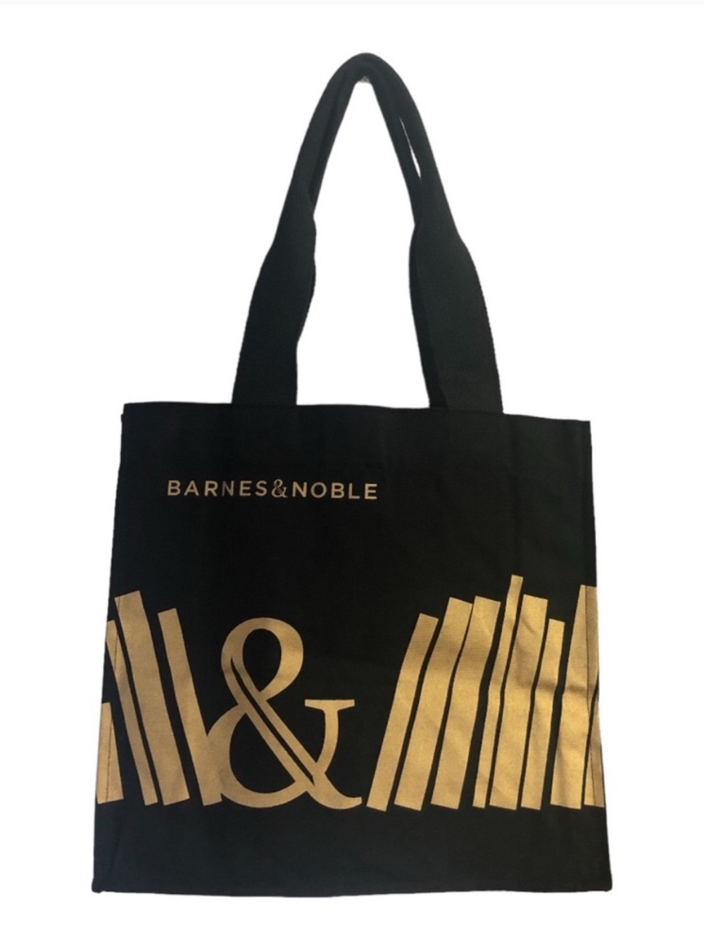 Barnes & Noble Black and Gold Book Tote